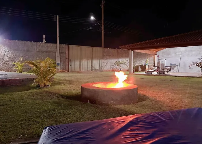 Casa Em Brotas Com Fogueira- Recanto Das Marias