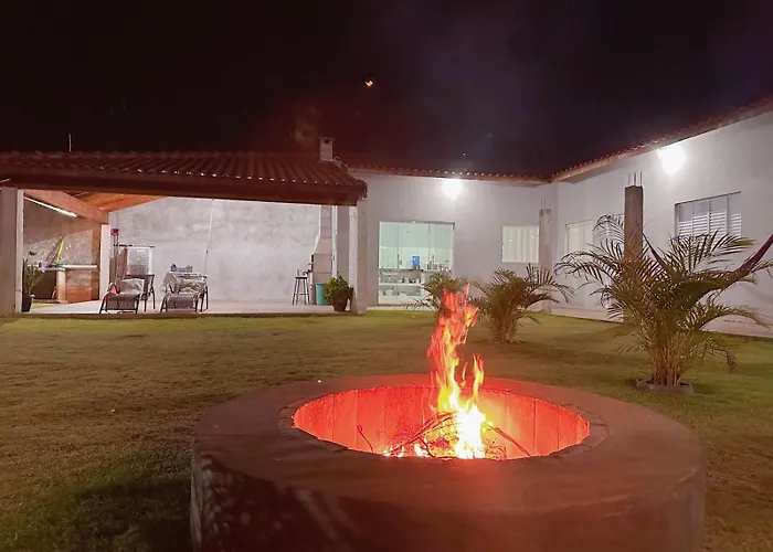 Casa Em Brotas Com Fogueira- Recanto Das Marias